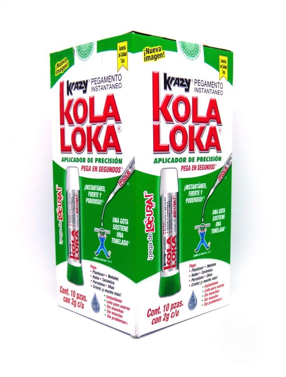 Kolaloka - Pegamento Instantaneo Kolaloka K-1 Verde 2 Gms. C/10