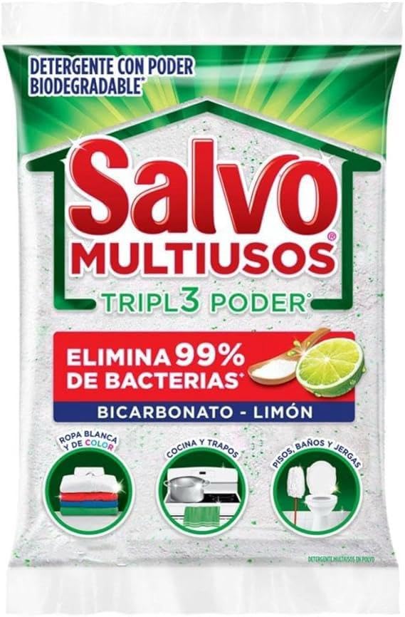 Salvo Detergente en Polvo Limpiador Multiusos 9 KG