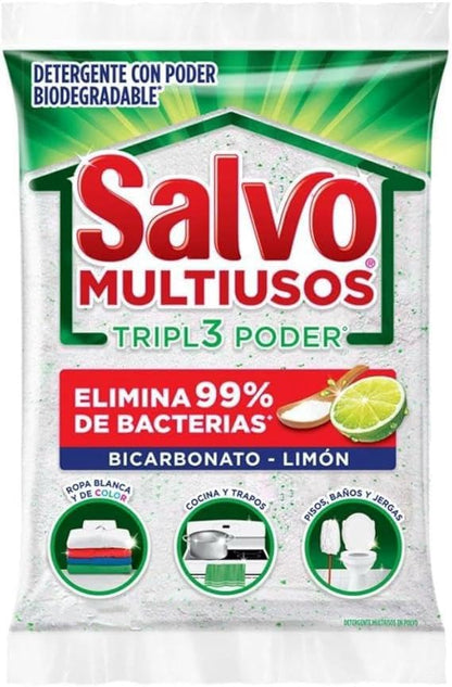 Salvo Detergente en Polvo Limpiador Multiusos 9 KG