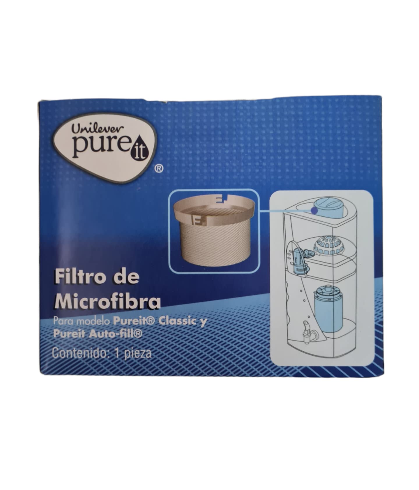 Repuesto de Filtro de Micro-Fibra Unilever Pureit Classic y Autofill Mod. 220992