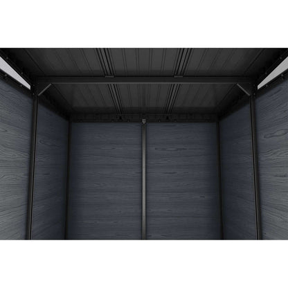 Cortinas - Cobertizo de 9 pies x 7 pies, Evotech, Gris