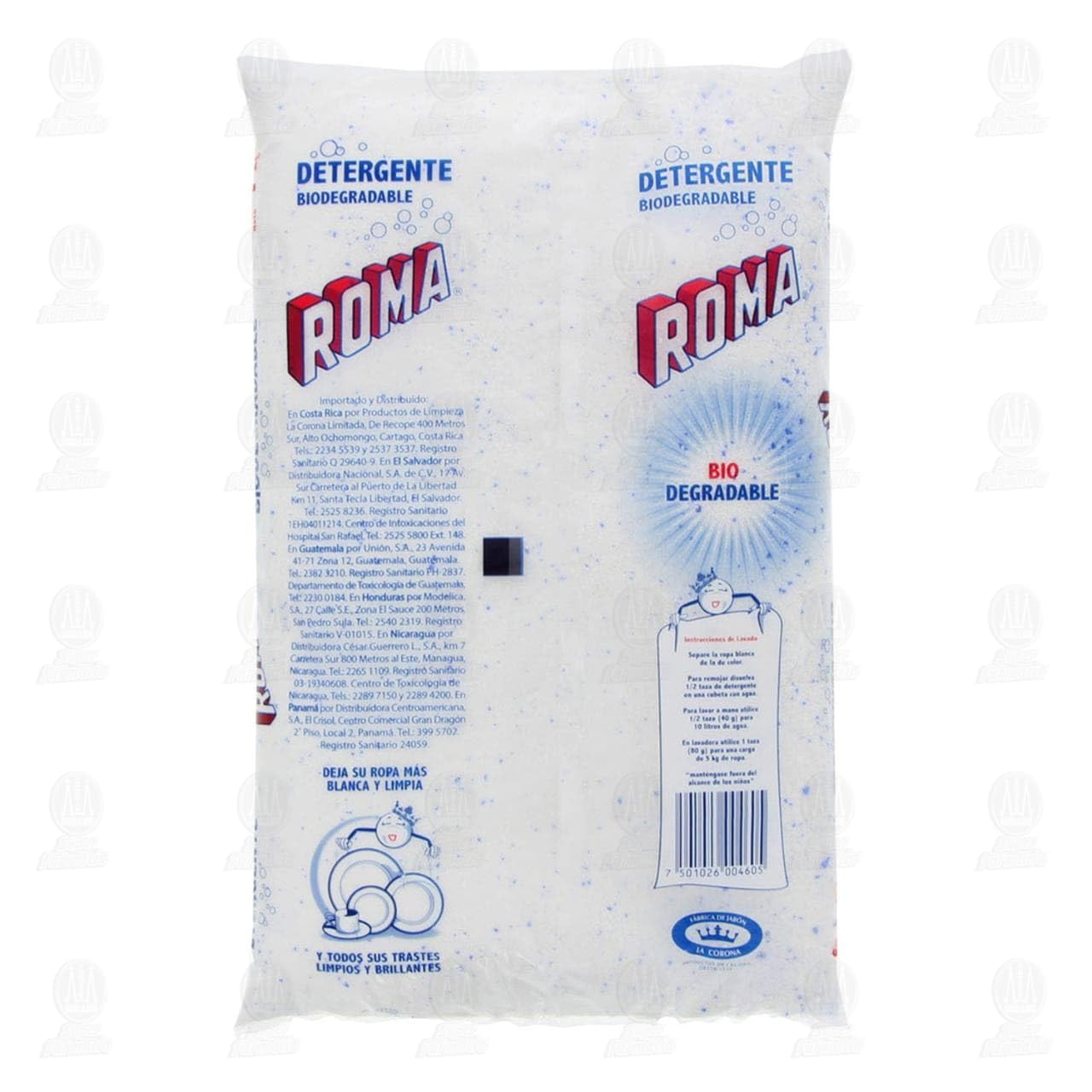 Roma - Detergente Roma Caja con 10 bolsas de 1 Kg