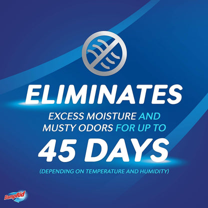 DampRid - Recambio Absorbente de Humedad, Aroma Fresco, 45 onzas