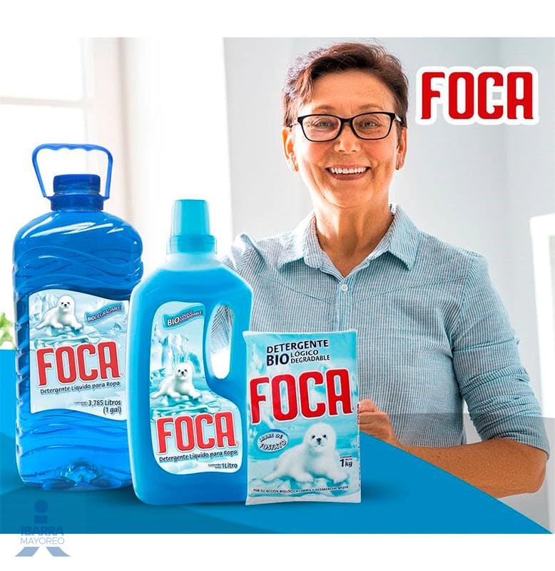 Foca Pack de 40 Detergentes foca de 250g