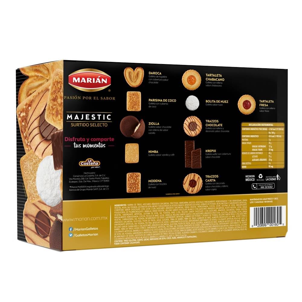 Mirian - Galleta Surtido Majestic Marian 1500 G.