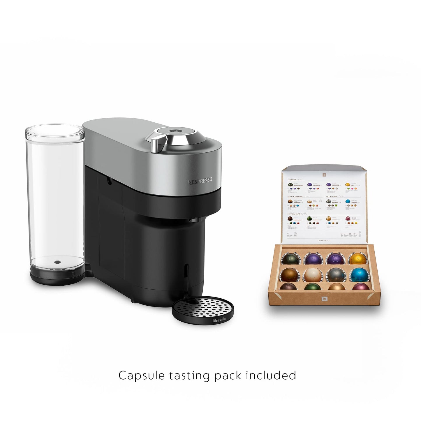 Nespresso Vertuo POP+ Deluxe Coffee and Espresso Machine by Breville
