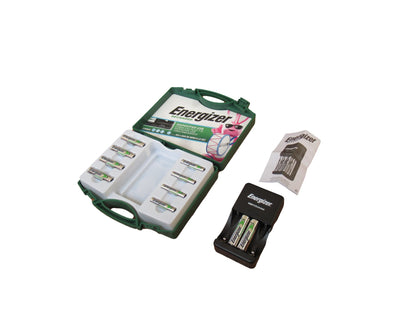 Energizer Recarga, 6 pilas AA y 4 pilas AA recargables con 1 cargador