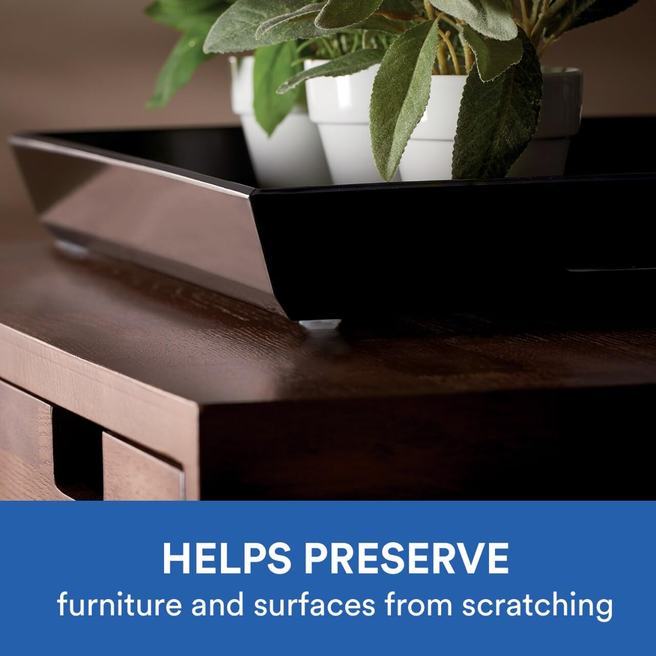 Scotch Topes de Goma Autoadhesivos, Transparentes, 1.2 cm (1/2 pulgada), 40 und