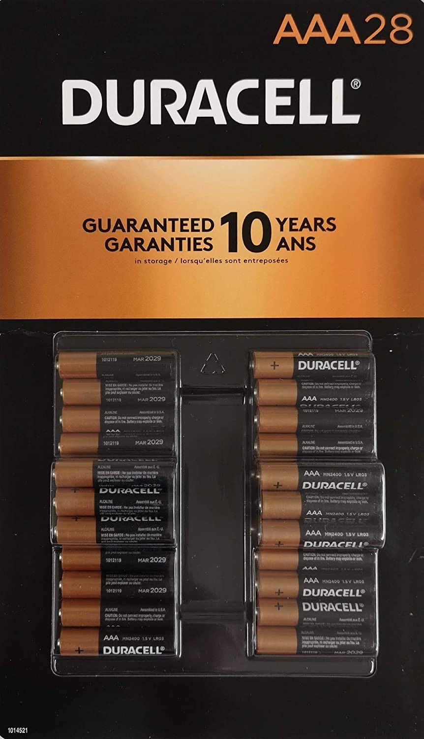 Duracell - Duracell CopperTop - Paquete variado de baterías alcalinas – 48 pilas AA y 28 pilas AAA Valuepack