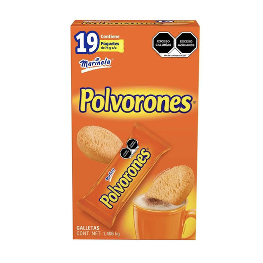 Marinela - Polvorones Marinela con 19 pzas de 74 g c/u