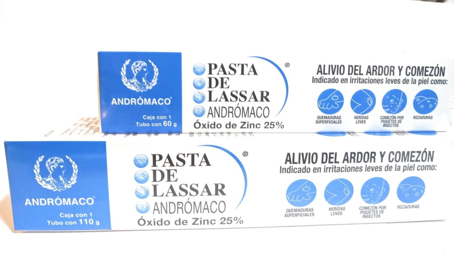 ANDRÓMACO Pasta De Lassar Andromaco Pack 2 tubos 110 g y 60 g