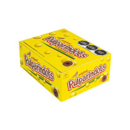 de la Rosa - Pulparindots caja con 20 bolsitas. Bolitas confitadas de pulparindo natural