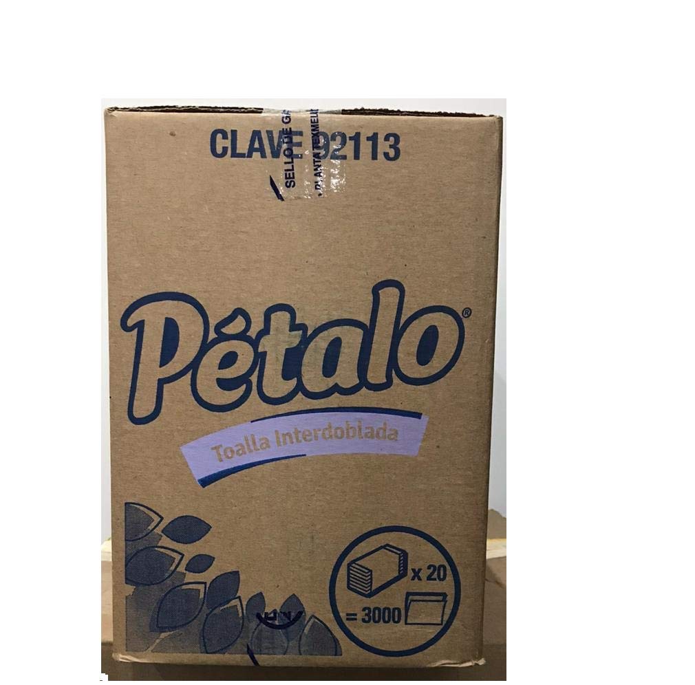 Petalo - Toalla Interdoblada (sanitas) Para Manos Pétalo Caja C/3000