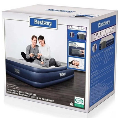 Bestway - Bestway Colchón Inflable con Bomba Queen Campamento Tritech