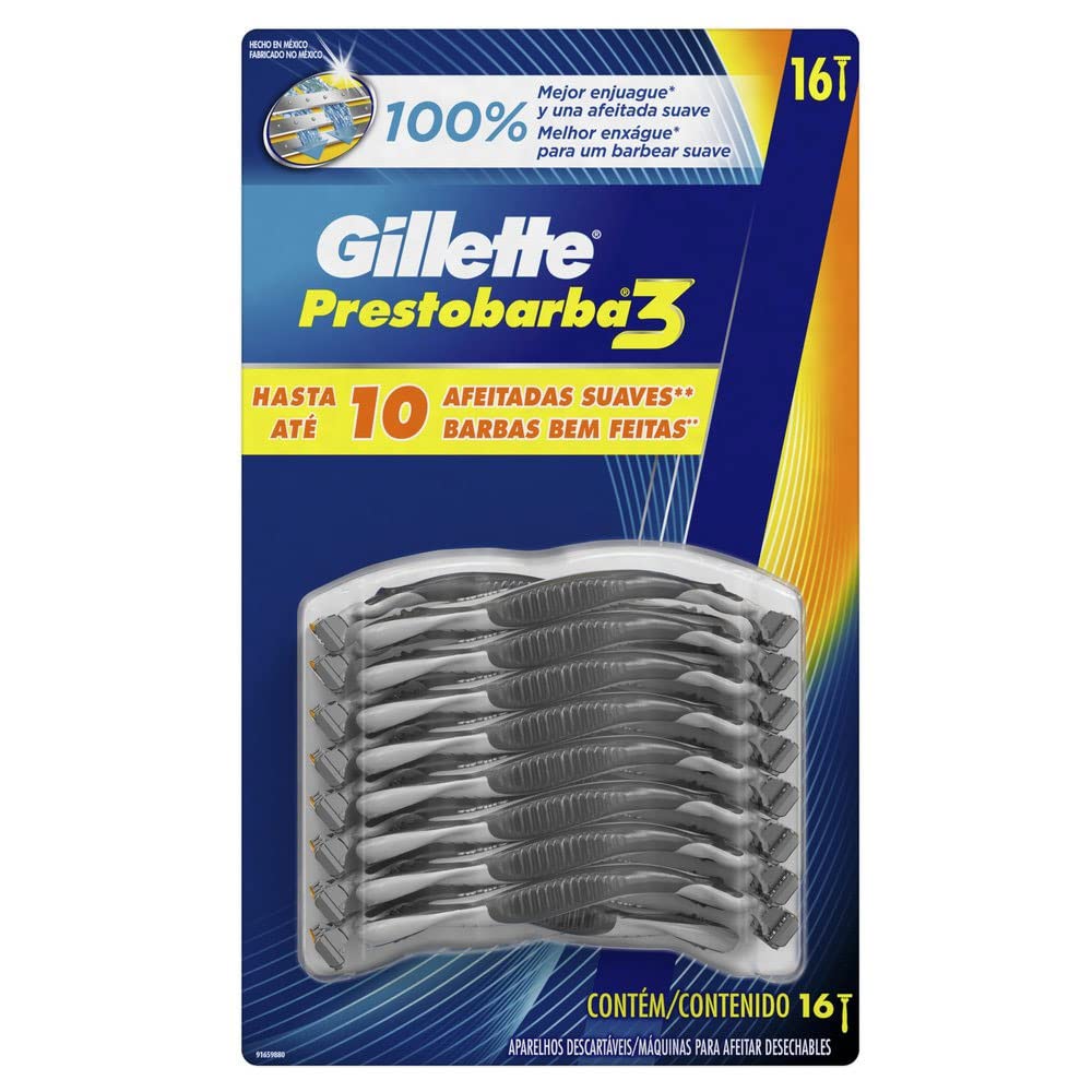 Gillette - Gillette Prestobarba rastrillos desechables 16 pz