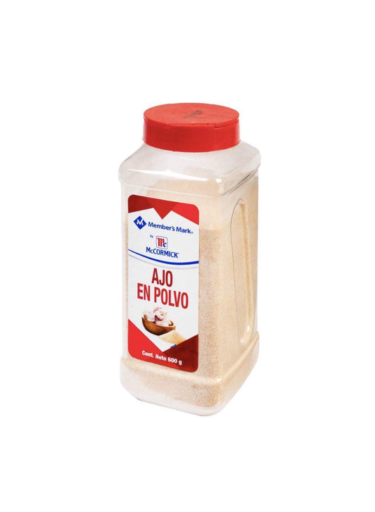 “Genérico” - Ajo Molido Ajo En Polvo Member's Mark Presentación De 600 Gramos Condimento Especias Restaurante Negocio Casa