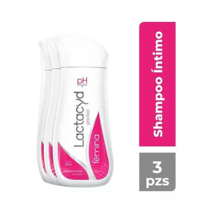 Lactacyd Shampoo Íntimo Fémina 3 Pack De 200 ml