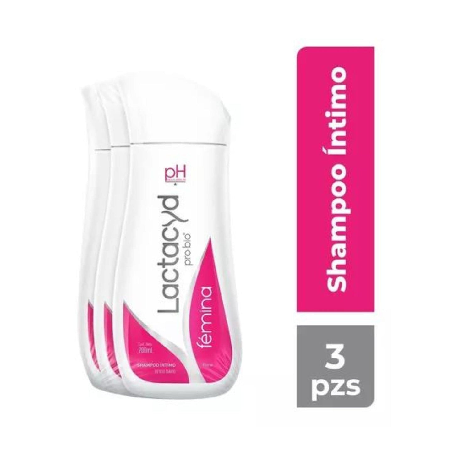 Lactacyd Shampoo Íntimo Fémina 3 Pack De 200 ml