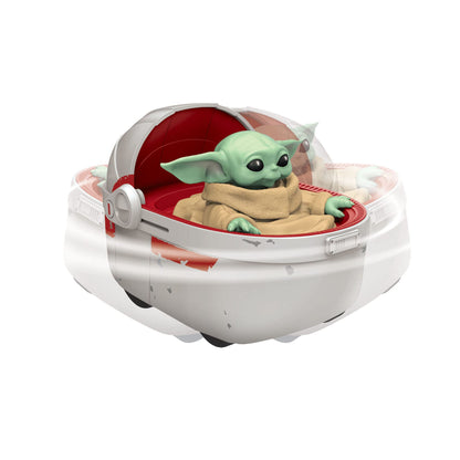 [2021 Upgrade] Star Wars Mandalorian & The Child Grogu Baby Yoda Movie - 9" RC Car with Remote Controller - 2.4 GHz Radio Control
