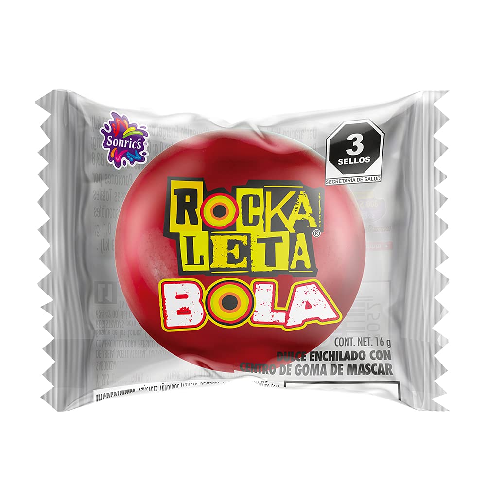 SANQIZ SONRICS - Rockaleta Bola, 320 gramos