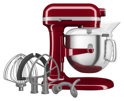 KitchenAid KSM70SKXXER Batidora de 7 cuartos Tazón Elevable, color Empire Red