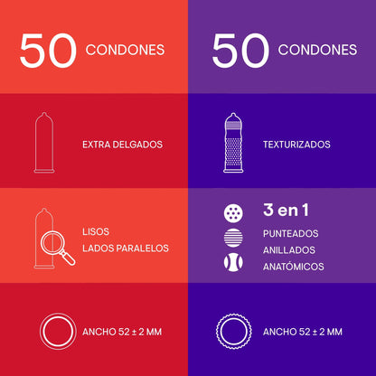 Playboy Condoms | Vitrolero con 100 condones