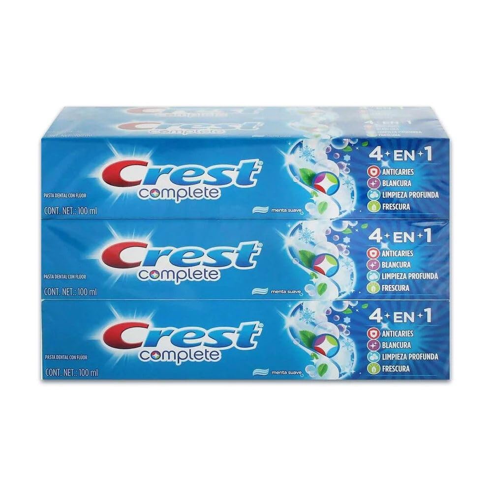 Crest - Crest Complete. 4 en 1. 6 pastas de 100ml cada una.