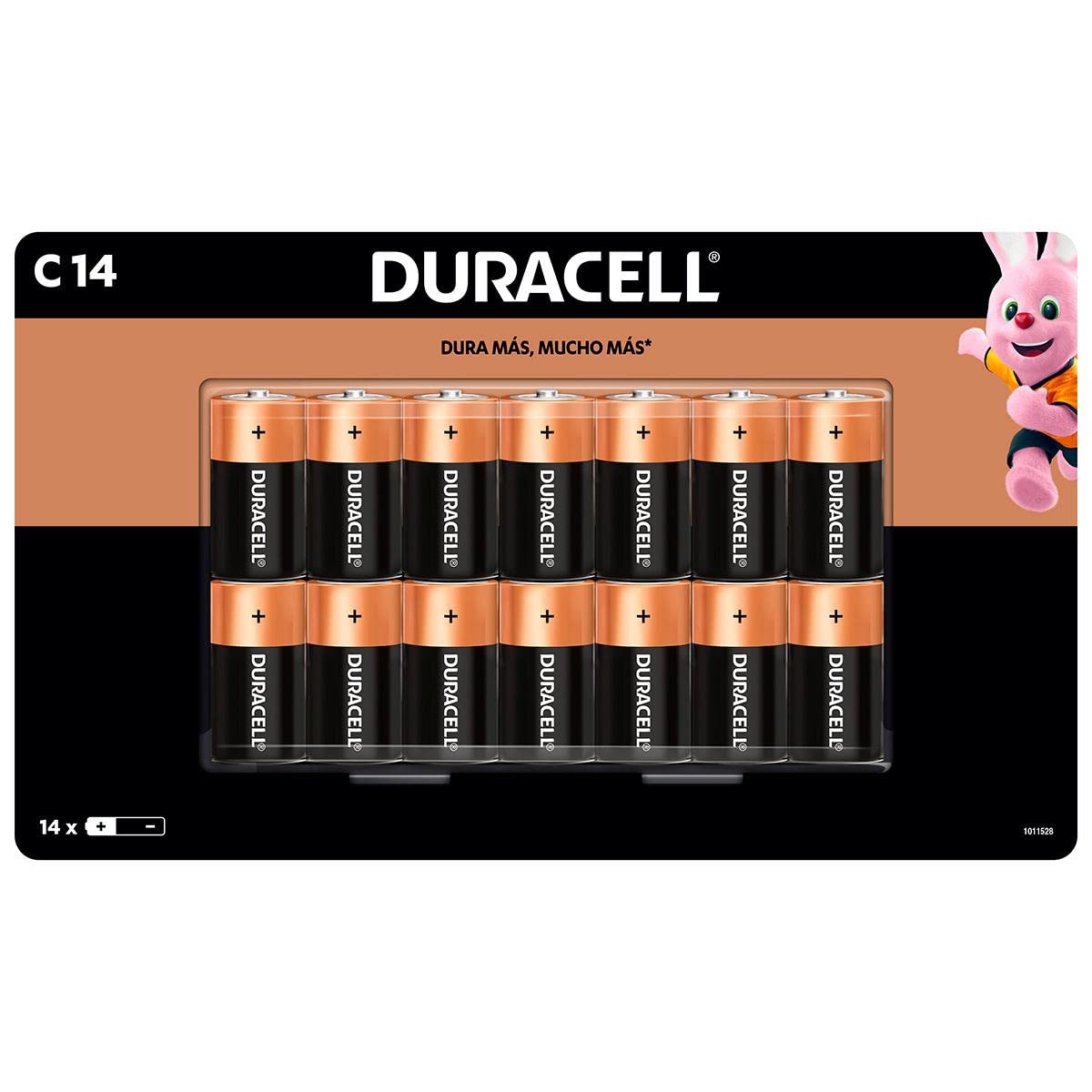 Duracell - Duracell Pila D, 14 Pilas