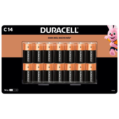 Duracell - Duracell Pila D, 14 Pilas