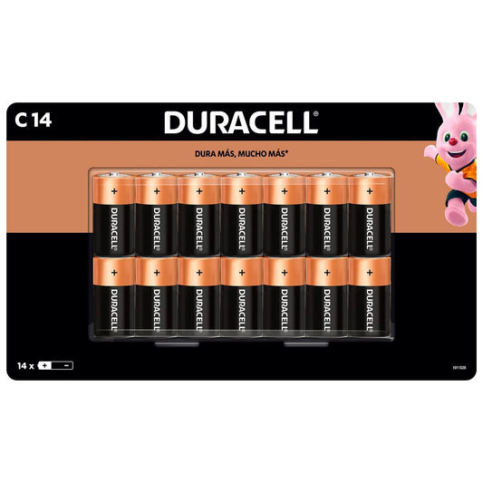 Duracell - Duracell Pila D, 14 Pilas
