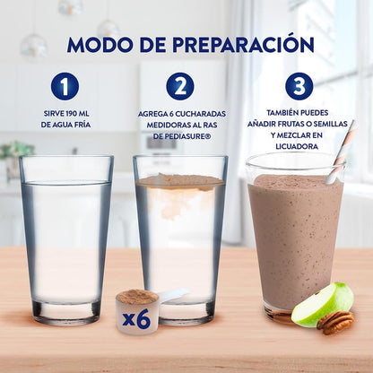 Pediasure - Pediasure Chocolate en Polvo 900g, Fórmula para Alimentación Especializada