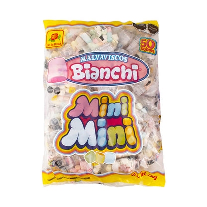 de la Rosa Bombon Mini Mini Bianchi, 15g (50 Piezas)