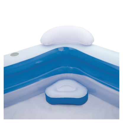 Bestway H2OGO! Piscina Familiar de 7 pies x 6 pies 9 Pulgadas x 27 Pulgadas