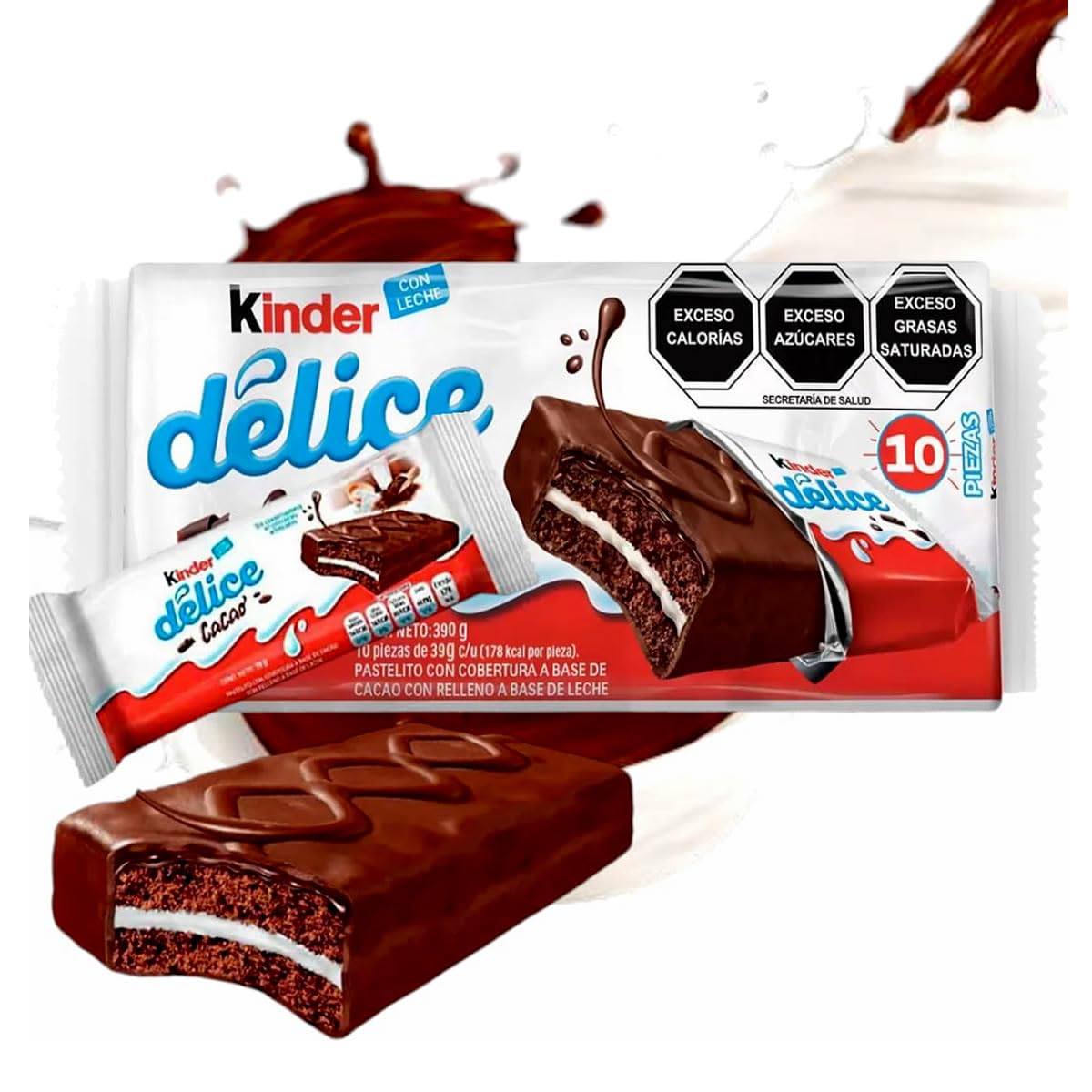 Kinder - Kinder Chocolate Delice Cacao - 10 Piezas