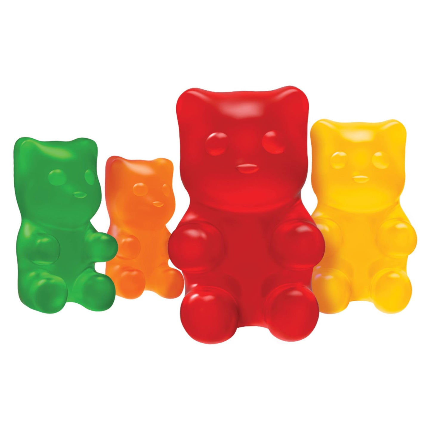 Mini Panditas, Gomitas de sabores frutales. Bolsa de 25 piezas de 15 gramos