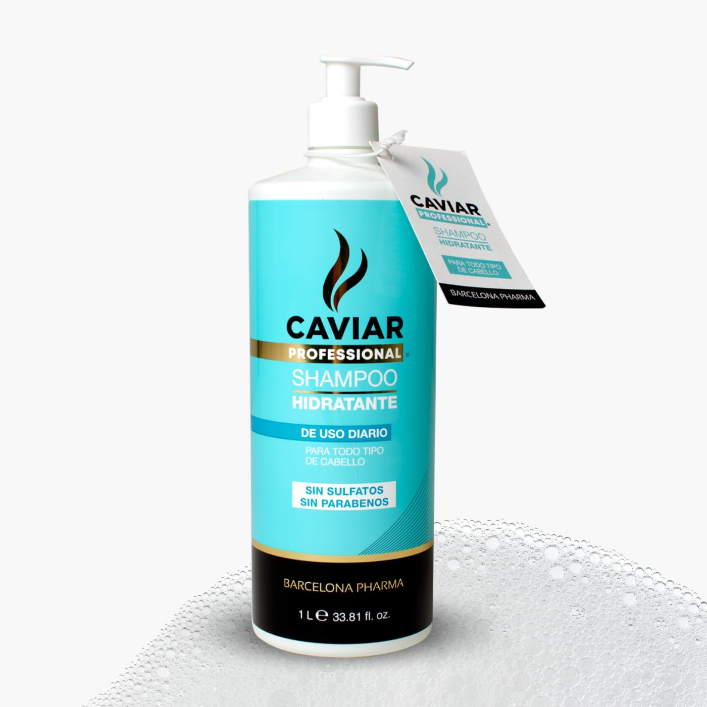 Barcelona Pharma | Shampoo sin sulfatos y parabenos | Shampoo hidratante | Eco friendly | 1lt