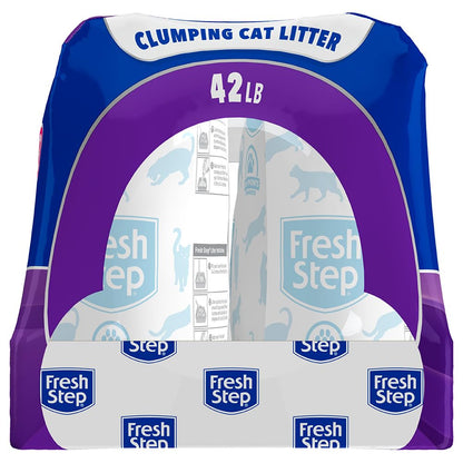 Fresh Step - Fresh Step Multi-Cat Arena aromática Extra Fuerte para Gatos con el Poder de Febreze, 42lb/19kg