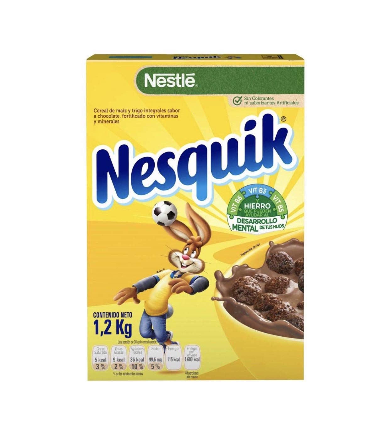 Nestlé - CEREAL NESQUIK NESTLE CHOCOMILK CAJA GRANDE DE 1.2 KG ZUCARITAS