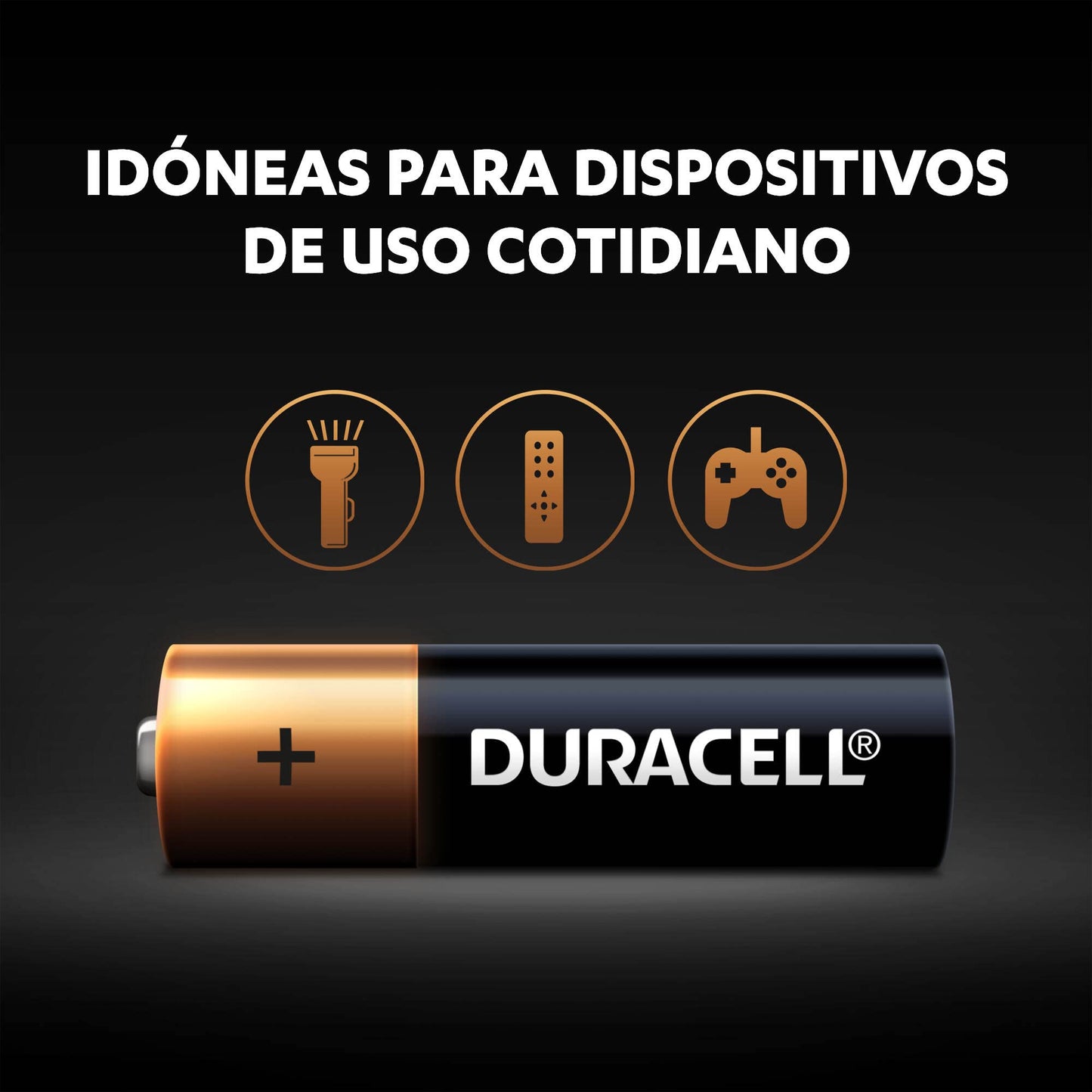 DURACELL - Pilas AA alcalinas, baterías AA de larga duración 1.5V, caja con 6 paquetes de 5 pilas, total 30 pilas
