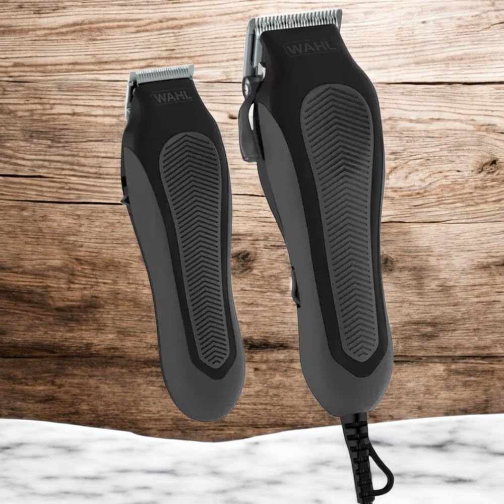 Cortadora de cabello Wahl Deluxe, incluye maquina para retoque (potente para cortes,cuchillas de precision,ultra power,incluye tijeras de acero inoxidable,con cubierta para tijeras)