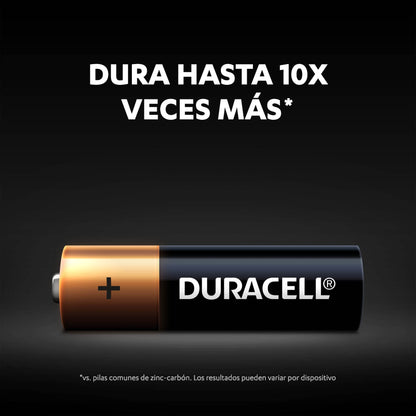 DURACELL - Pilas AA alcalinas, baterías AA de larga duración 1.5V, caja con 6 paquetes de 5 pilas, total 30 pilas