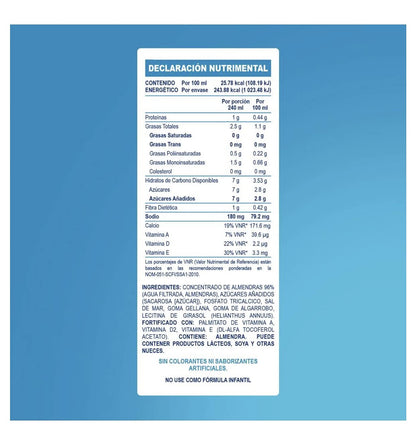 Member's Mark - LECHE DE ALMENDRAS MEMBERS MARK BEBIDA ALMOND MILK CAJA CON 6 PZAS DE 946ml SALUDABLE REFRESCANTE