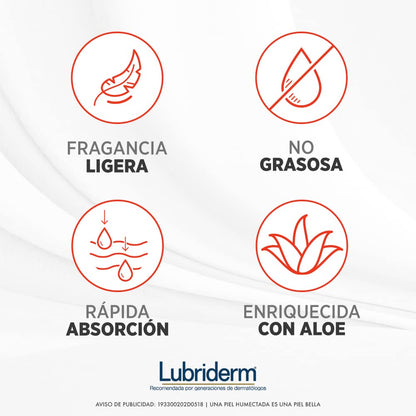 LUBRIDERM Crema Corporal Men Sin fragancia 400 ml