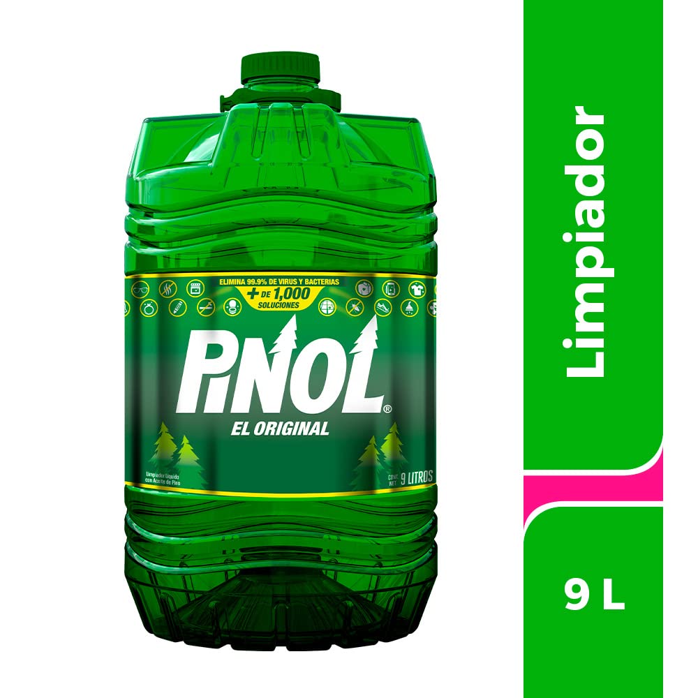Pinol Limpiador Multiusos 9 Lt verde, Pack of 1
