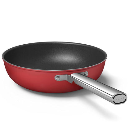 Smeg Cookware Rojo Wok de 12 pulgadas