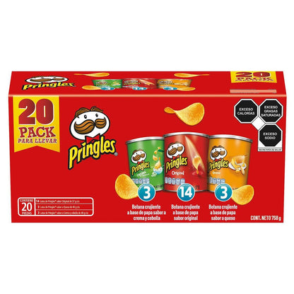 Pringles - Papas Pringles paquete surtido 20 de 40g