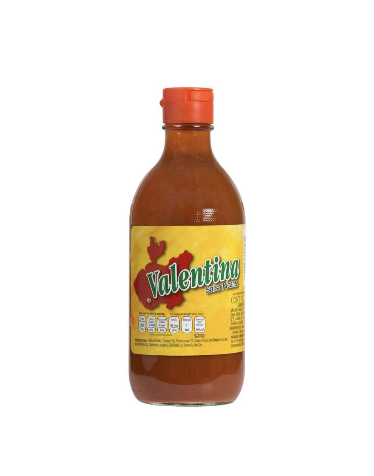 Valentina - Botanas Micheladas Frutas Salsa Picante Valentina Roja Paquete - 6 Frascos De 350 Ml