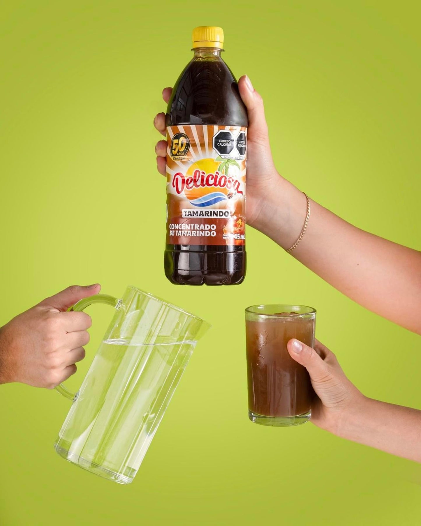 Concentrados Deliciosa - Concentrado para Preparar Bebidas Naturales, Botella de 700ml - Rendimiento de 4 Litros por Botella - Ingredientes 100% Naturales