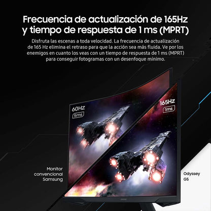 Samsung Monitor Gamer 24 Pulgadas Odyssey, FHD VA 180 Hz, G3