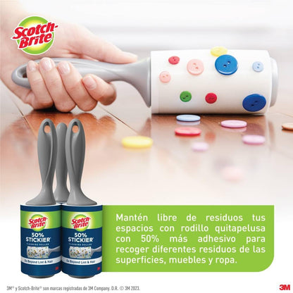 Scotch-Brite Rodillo Quita Pelusa, Paquete de 3 Piezas